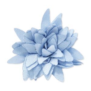 the Gift Mens Flower Pin Brooche, Blue, NWT